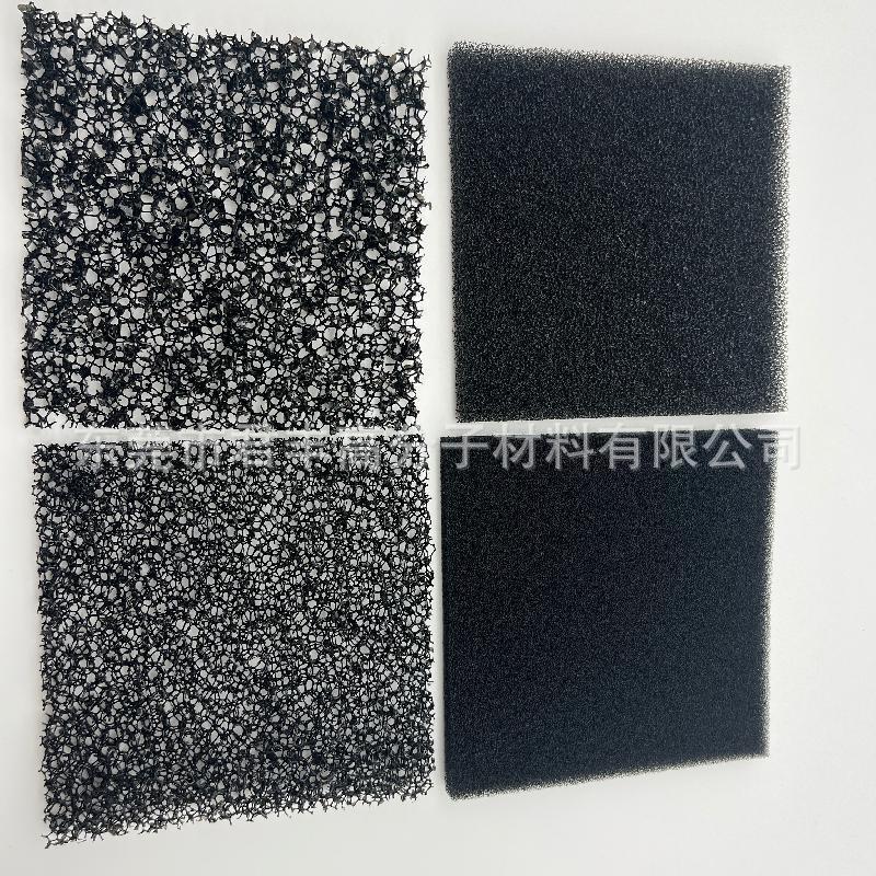 空调进风口防尘过滤棉片材爆破开孔海绵快干绵聚氨酯圆筒海绵滤芯