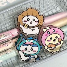 卡通ins风吉伊卡哇便签夹高颜值双面夹亚克力PP夹收纳夹试卷夹