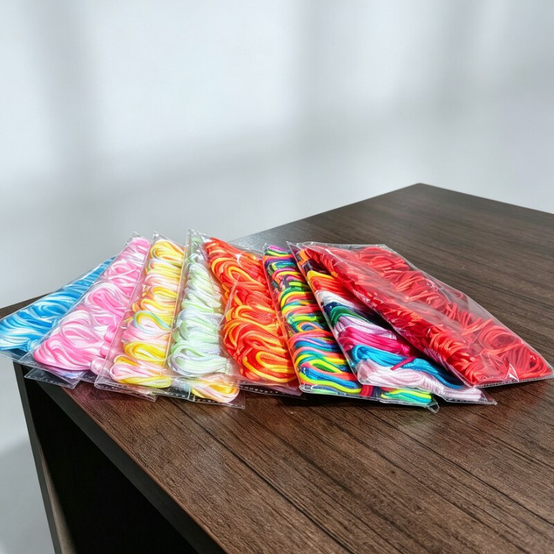 Colorful Rope Dragon Boat Festival Braided Red Rope Bracelet DIY Handmade Popular Braided Hair Rope Gradient Style Colorful Red Thread