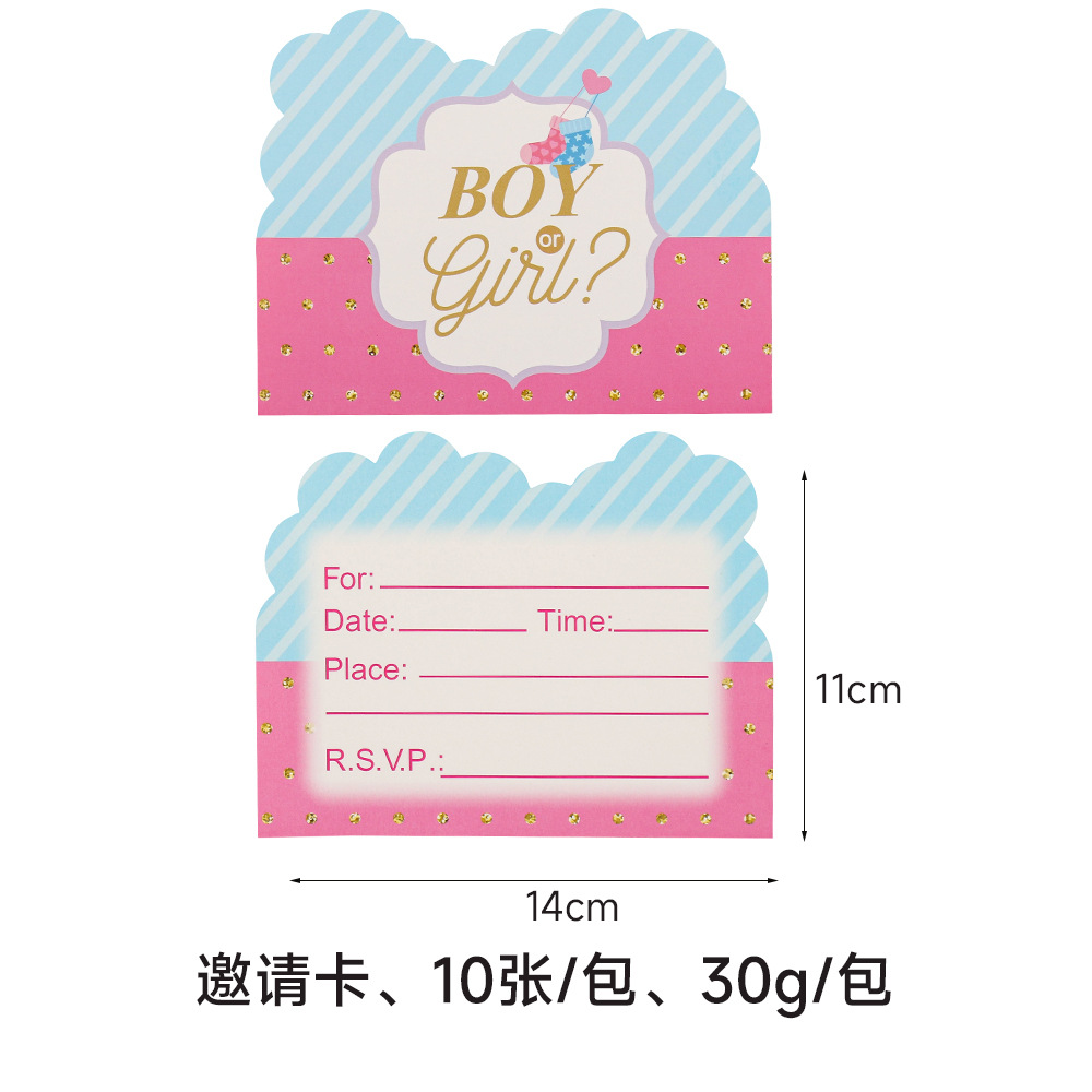 Tarjeta de invitación 10 / paquete
