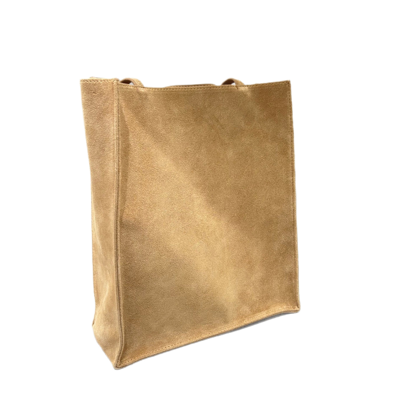 The Ro 2025 New Suede-Texture Cowhide Bag Luxury Niche Fashion Simple Women's Handheld Tote Bag - Thumbnail 5