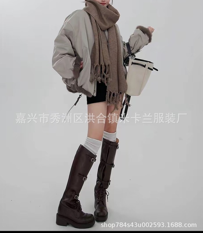 正反两面穿皮草真毛高端时尚2025爆款宽松韩系毛毛复古百搭外套|undefined