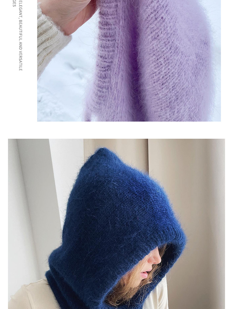 Korean version of Instagram Baraklafar hat, stylish warm in autumn winter, with a neckband and neck protection_voghion.com