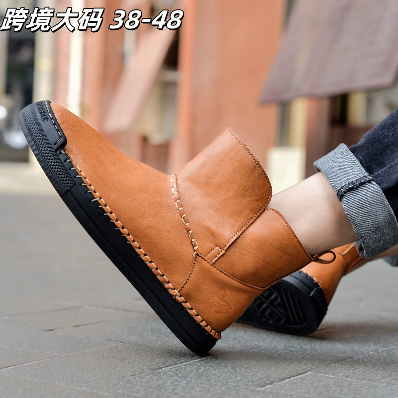 Высокая обувь мужская модная обувь 2024 новые осенние мужские повседневные ножки в британском стиле