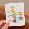 Children's cute hairgrip, small hairpins, hair accessory, no hair damage