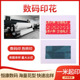 厂家现货供应平面题字印花口罩布水刺无纺布海量花型数码印花加工