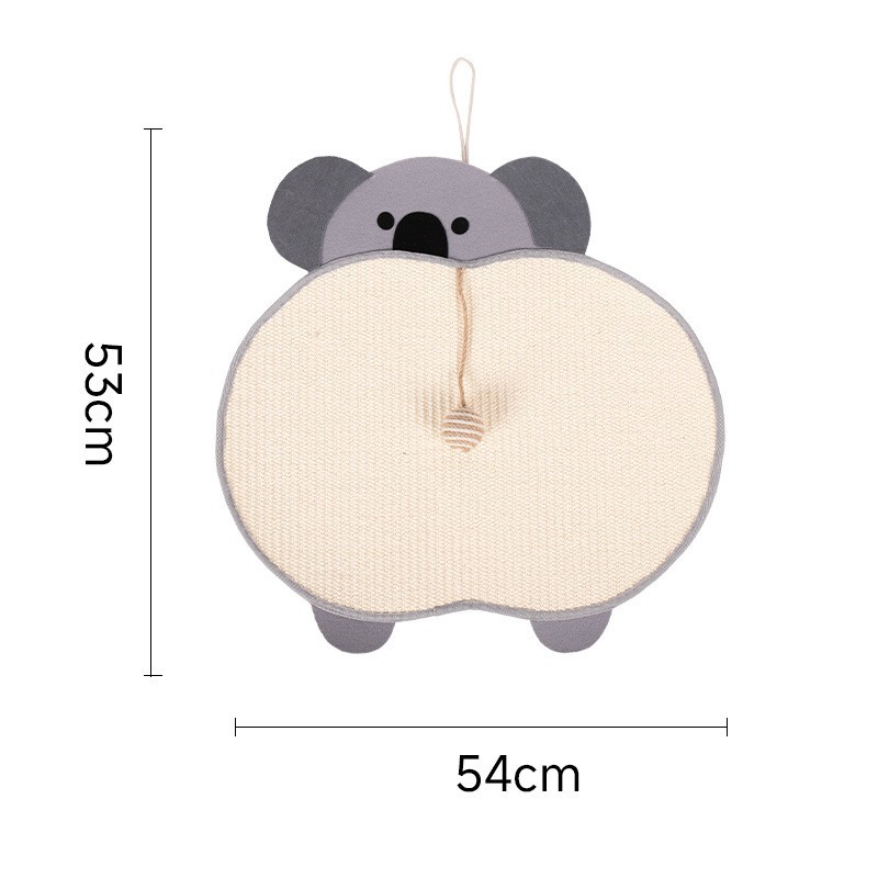 Squirrel Butt 사이잘 매트(벨크로 포함)