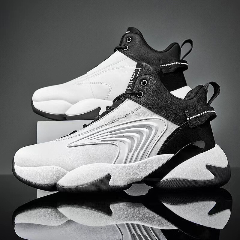 Foreign Trade Men's Shoes 2025 New Basketball Shoes Casual High-Top Sports Shoes Dad Shoes Men's Trendy Sports Basketball Shoes