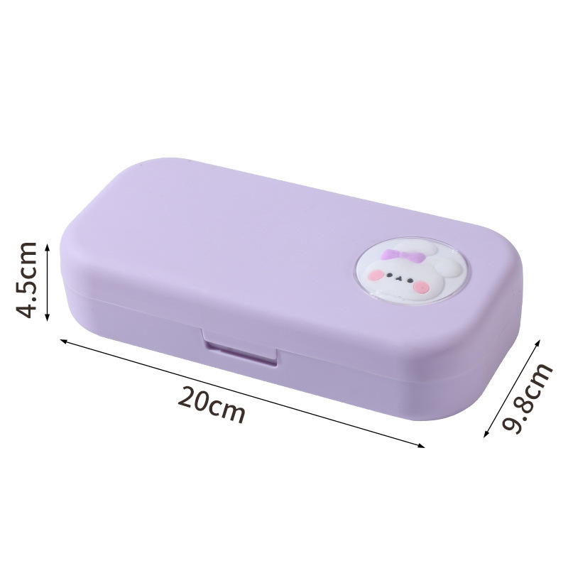 보라색 토끼 [3D 패턴] + 랜덤 스티커