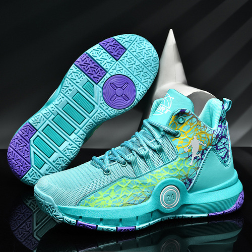 Cross-border black Mamba commemorative model No. 24 basketball shoes for primary school boys and children sports shoes, non-slip and sound