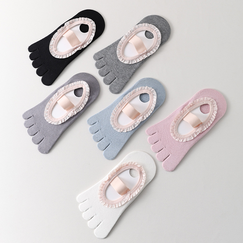 Fitness and Bodybuilding Non-Slip Socks, Personalized Lace Five-Toe Socks, Yoga Socks, Pilates Women's Invisible Socks, Ballet Style Women's Socks Fitness and Bodybuilding Non-Slip Socks, Personalized Lace Five-Toe Socks, Yoga Socks, Pilates Women's Invisible Socks, Ballet Style Women's Socks