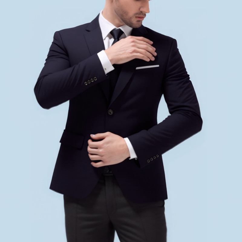Abito da uomo slim fit tre pezzi per matrimonio e banchetto_voghion.com