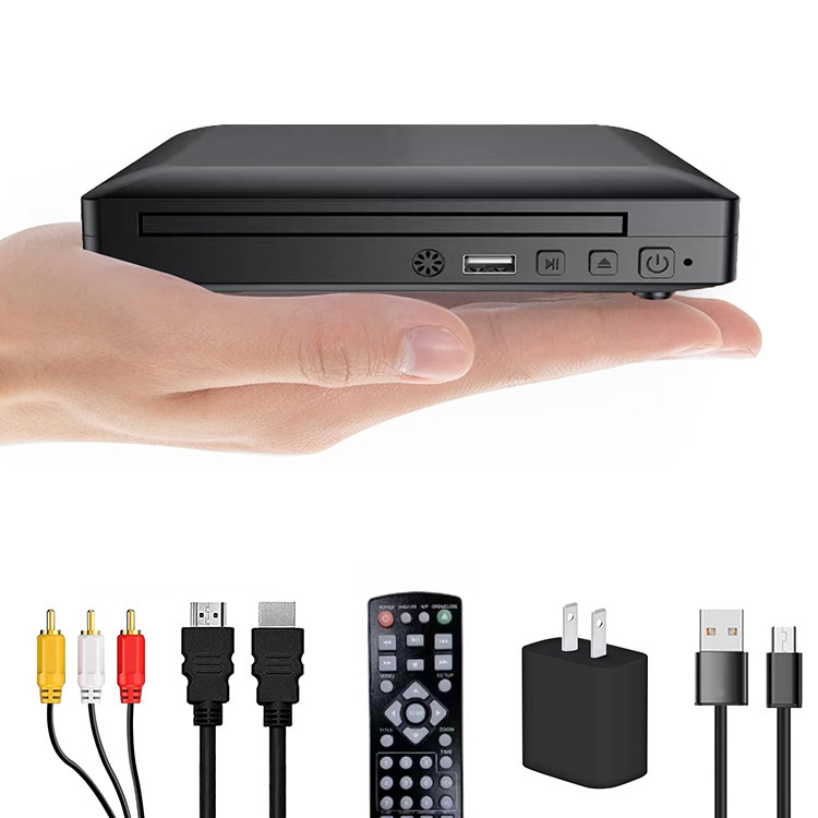 Factory Ready Stock Household High-Definition Dvd Player Evd Player Children's Vcd Player High-Definition Mini Cd Player