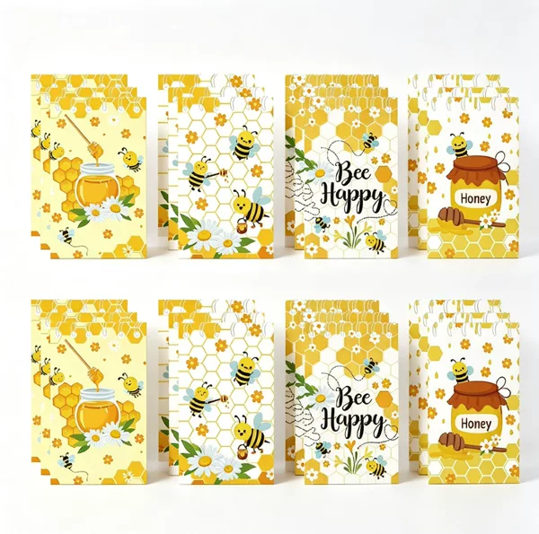 Manufacturer custom-made current bee-style mini spiral notebook, honey spiral notebook, puzzle bee spiral notebook
