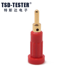 S4111 2mm Banana Plug Socket Φ2 Panel Mount Socket Pure Copper Gold Plated Cover No Installation Type Socket