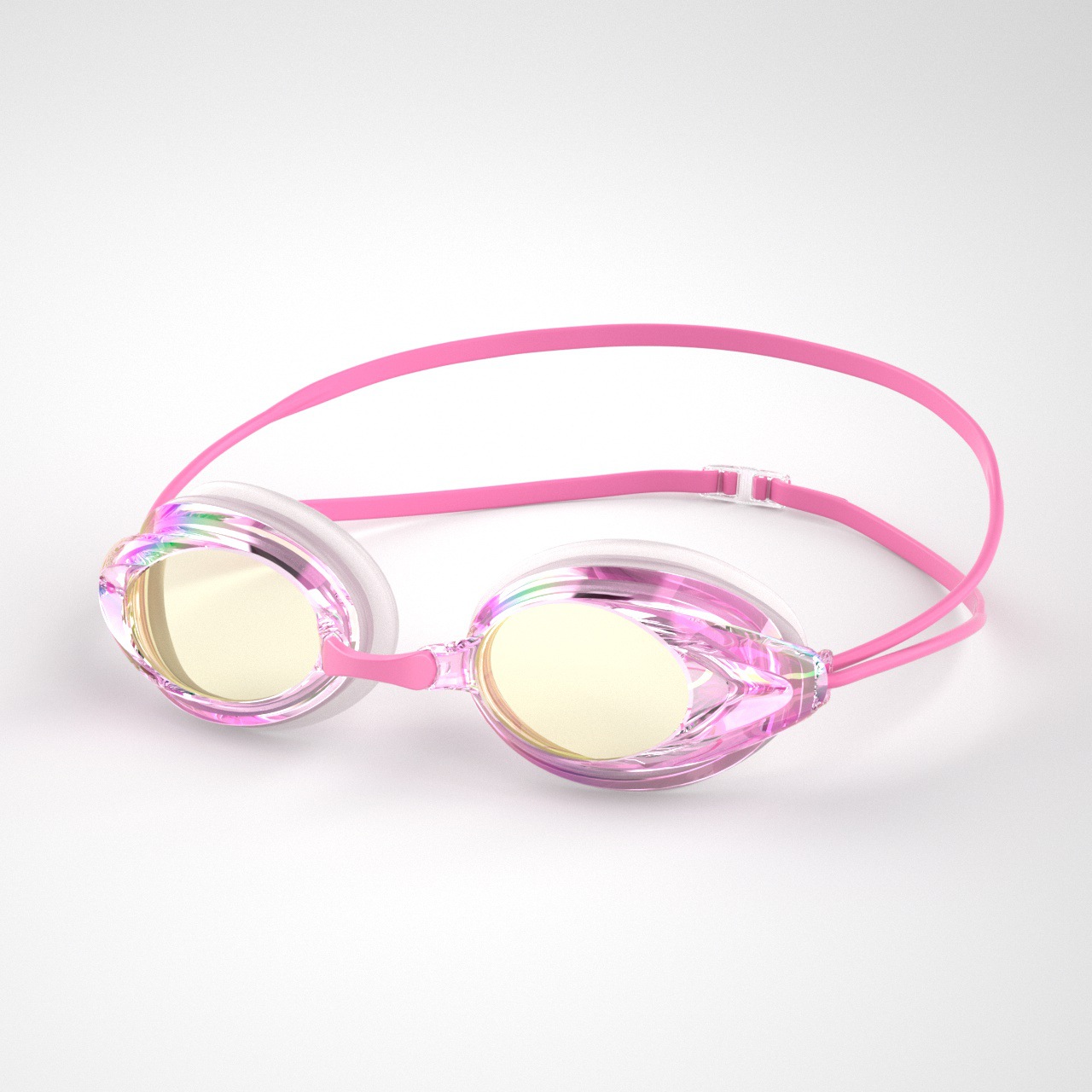 クロスボーダー卸売専門ハイビジョン電気メッキ競速水泳鏡防水防霧環境保護シリカゲル水泳メガネ男女通用