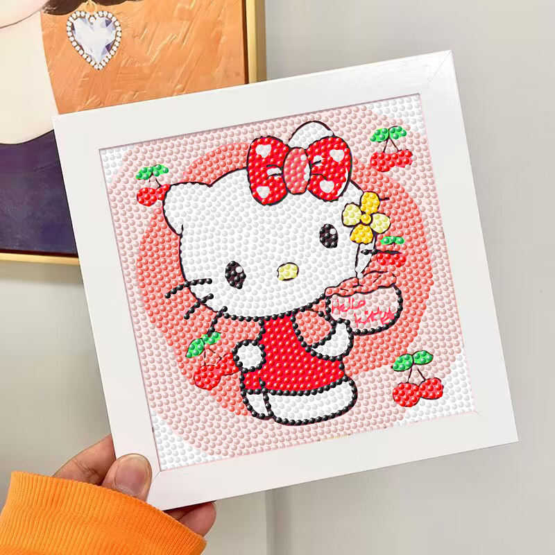 Nuevo dibujo de diamante infantil de labu diy pegatinas de diamante con marcos de fotos hechas a mano diy puzzle pegatinas de mampostería image 117