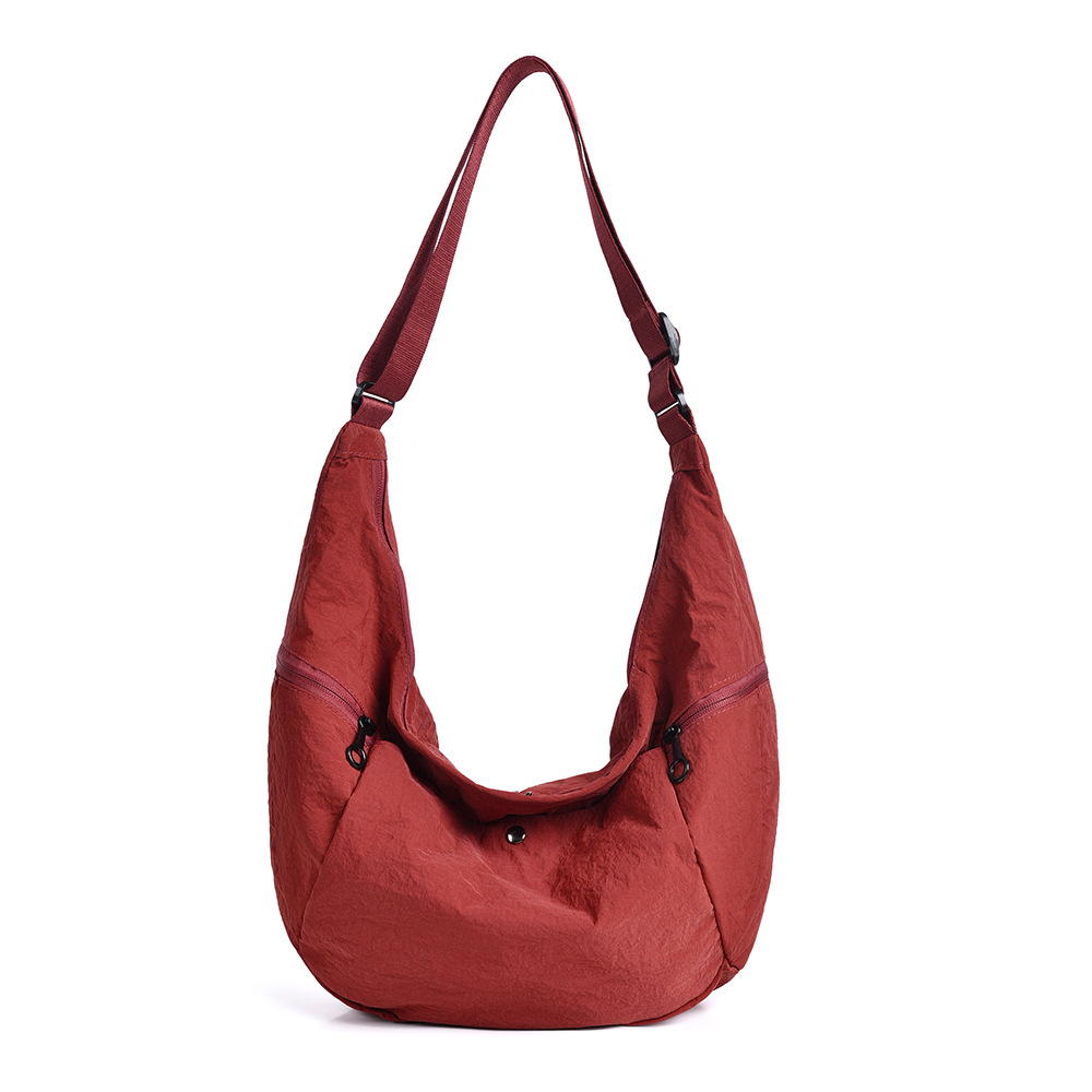 Women's Large Capacity Hobo Bag, Crossbody Shoulder Bag, Crescent Underarm Bag - Thumbnail 6