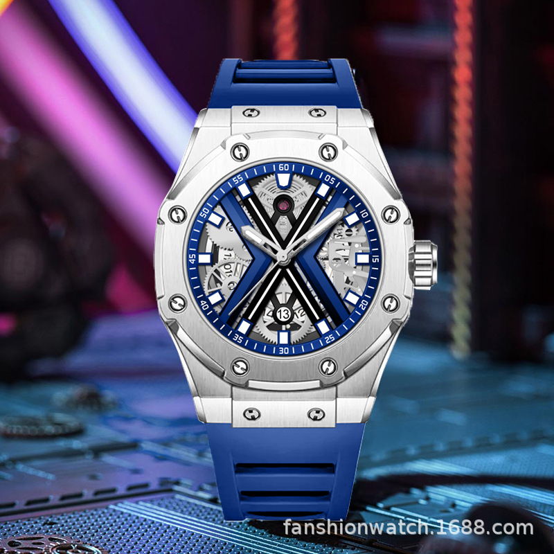 Jrande Future Technology High-End Men's Watch Cross-Border Popular Luminous Calendar Quartz Watch Men's Watch