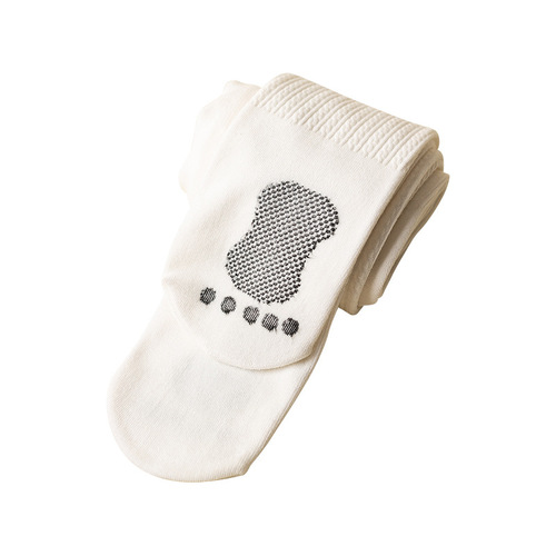Children's thin velvet spring and autumn twist baby feet autumn white autumn and winter velvet thickened girls' pantyhose