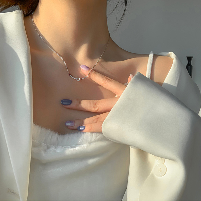 1058#매듭 스마일 목걸이