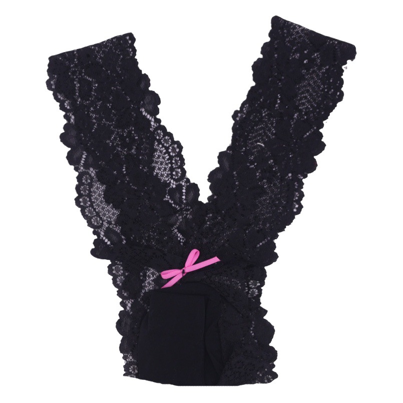 Seda del hielo JJ set ropa interior de las mujeres falsas abierto sexy tight Boys encaje transparente bolsa huevo cintura baja los hombres Tanga grande