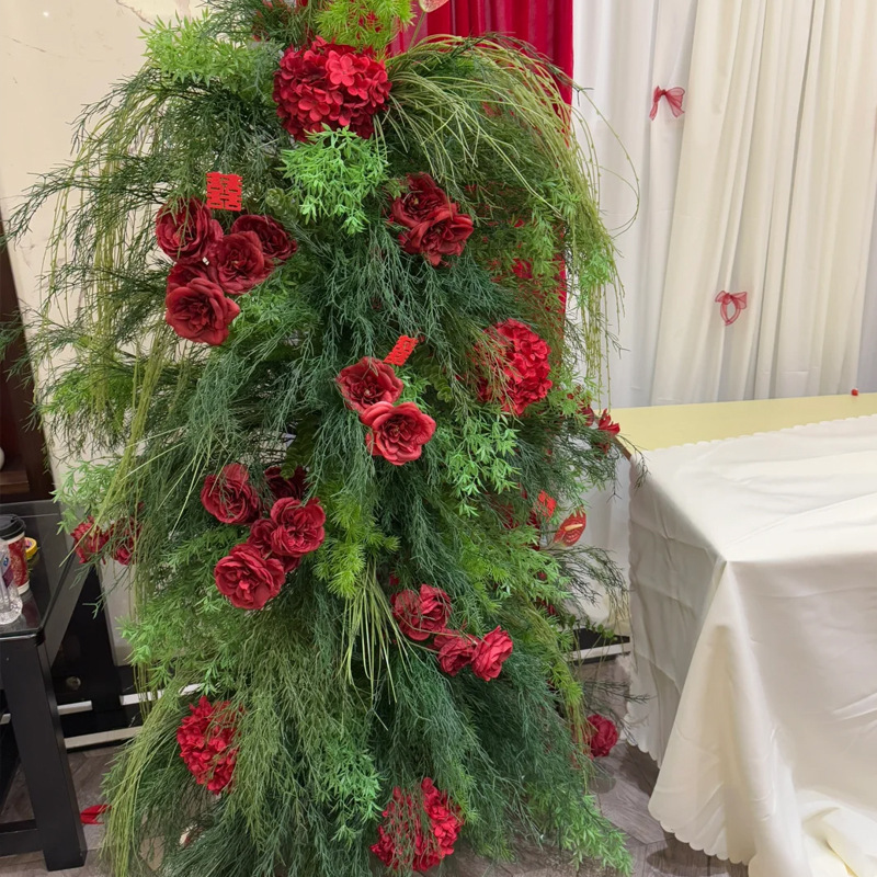 森系婚礼仿真花场景布置道具仿真绿植成品花单支花花艺婚庆装饰花|undefined