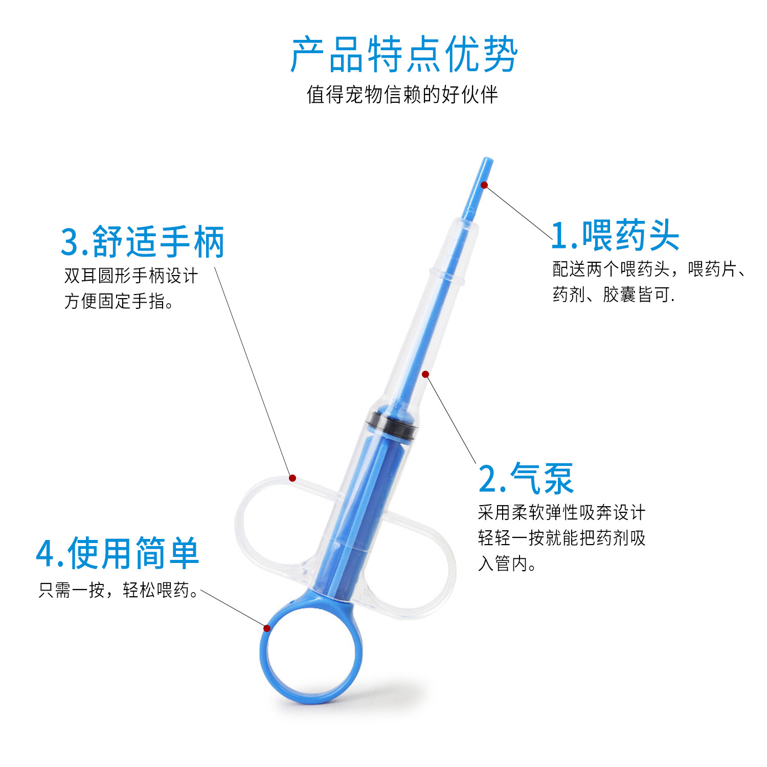 Alimentador de medicina para mascotas traje al por mayor gato y perro alimentador de inyección de tubo de aguja universal jeringa alimentador de medicina alimentador repelente de insectos