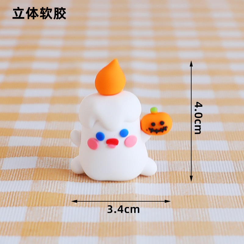 2024 Decoración de pastel de Halloween encantador fantasma fantasma monstruo decoración Halloween Carnaval Noche de postres vestido Plug-in