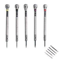 Watch repair tools, disassembly of glasses and watches, computer, small screwdriver, screwdriver, small screwdriver, 5-piece set