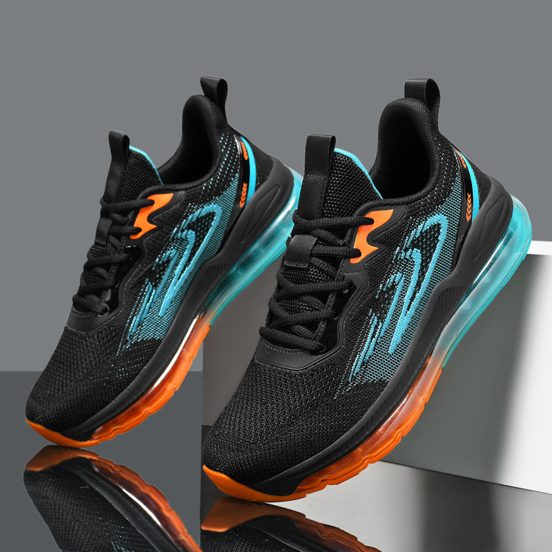Spring Men's shoes sneaker breathable shock-absorbing fat feet 46 wide fat 47 air cushion 45 mesh shoes men's 48 extra large size