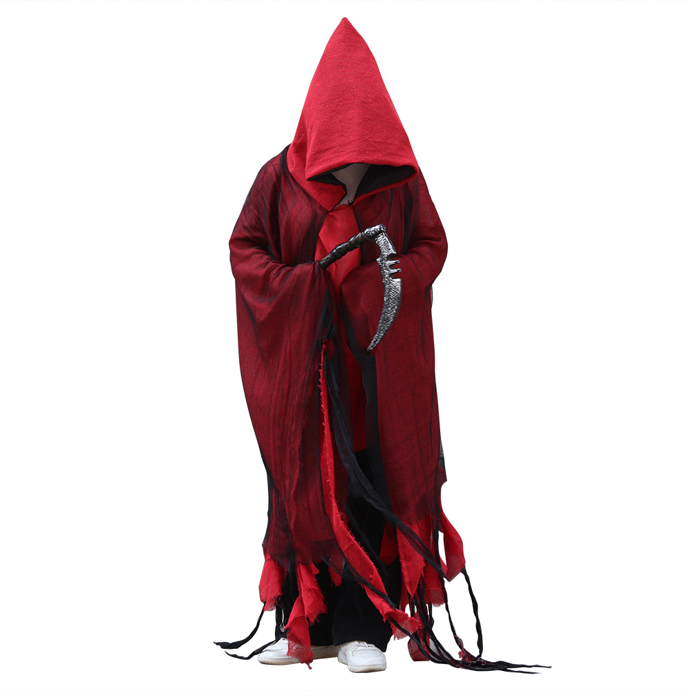 Capa de Halloween transfronteriza, capa, calavera, ropa, máscara, guión, matar la casa embrujada, sala secreta, vestir, disfraz de zombi, accesorios