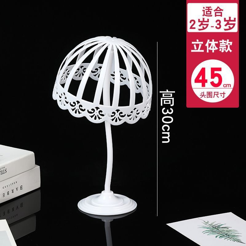 黒色成人帽子ラック帽子トート帽子サポート展示棚棚売り場道具プラスチックモデルスタンド白卸売り|undefined