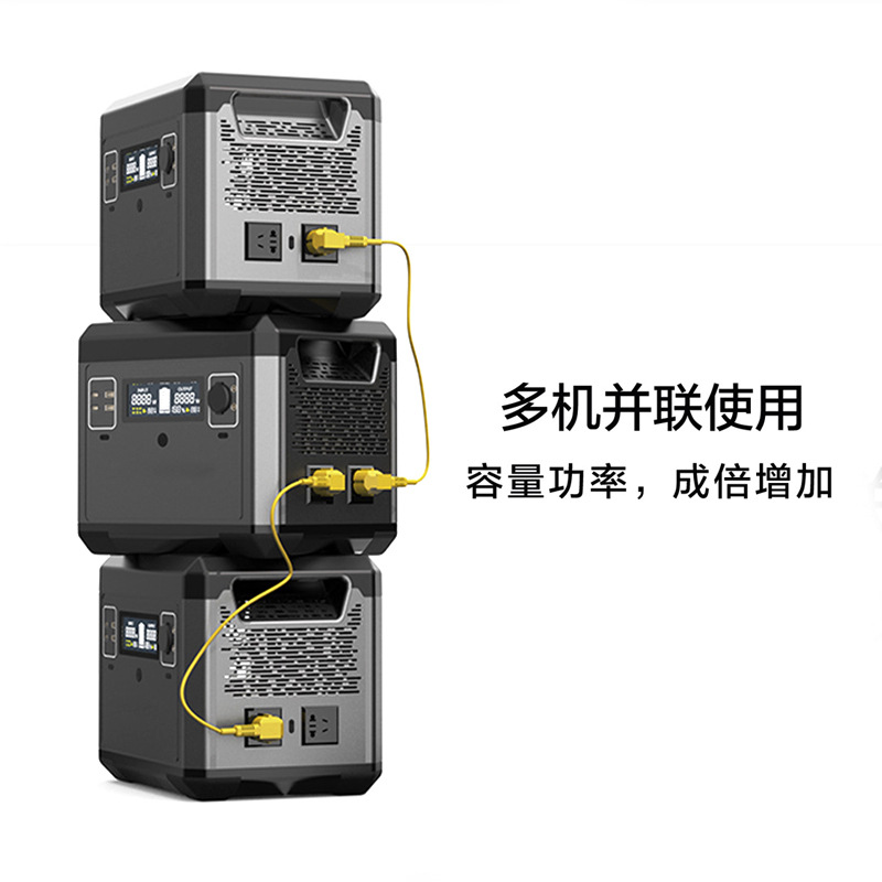 Qitrui 1500W fuente de alimentación de gran capacidad al aire libre fuente de alimentación de almacenamiento de energía de emergencia en espera banco de energía solar para acampar