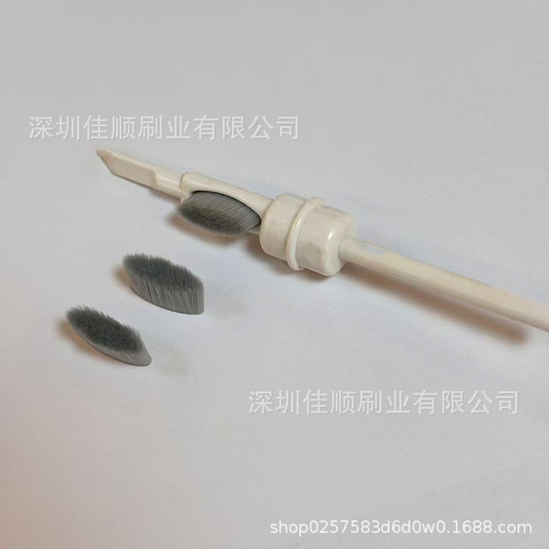 烫毛刷头植绒海绵清洁头 手机孔耳机舱充电口清结笔多功能毛刷