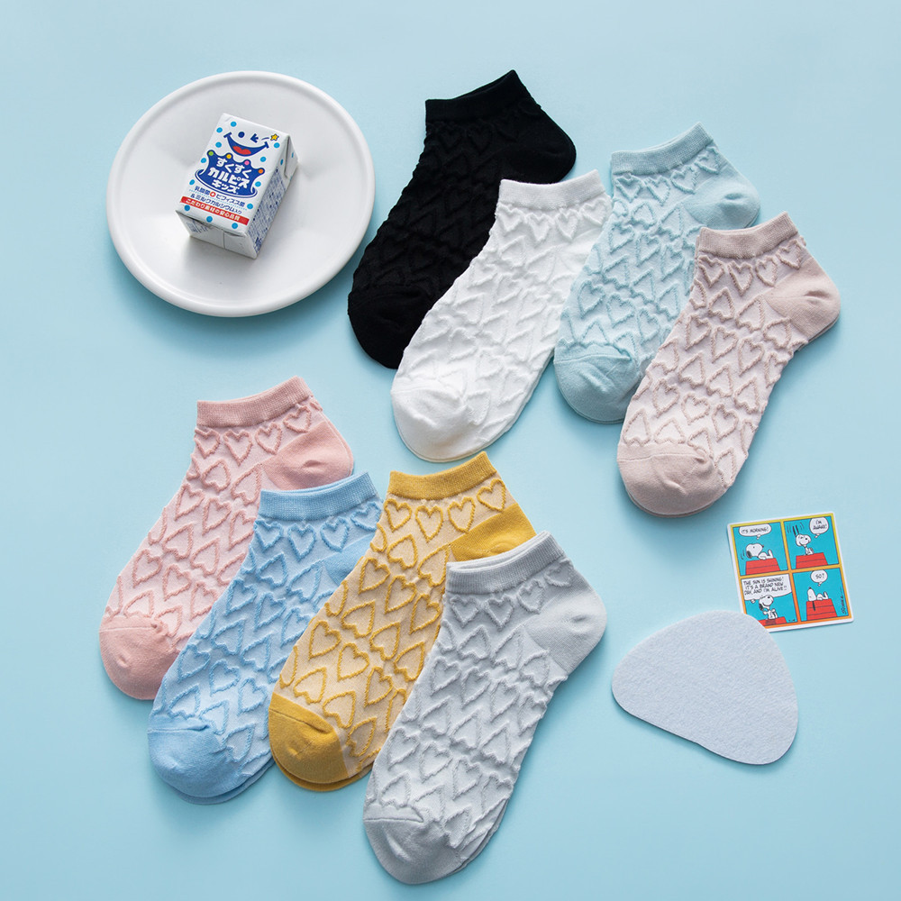 小花袜子女韩国麻花纹泫雅风女袜太阳花短袜百搭棉袜ins街拍潮流|ms