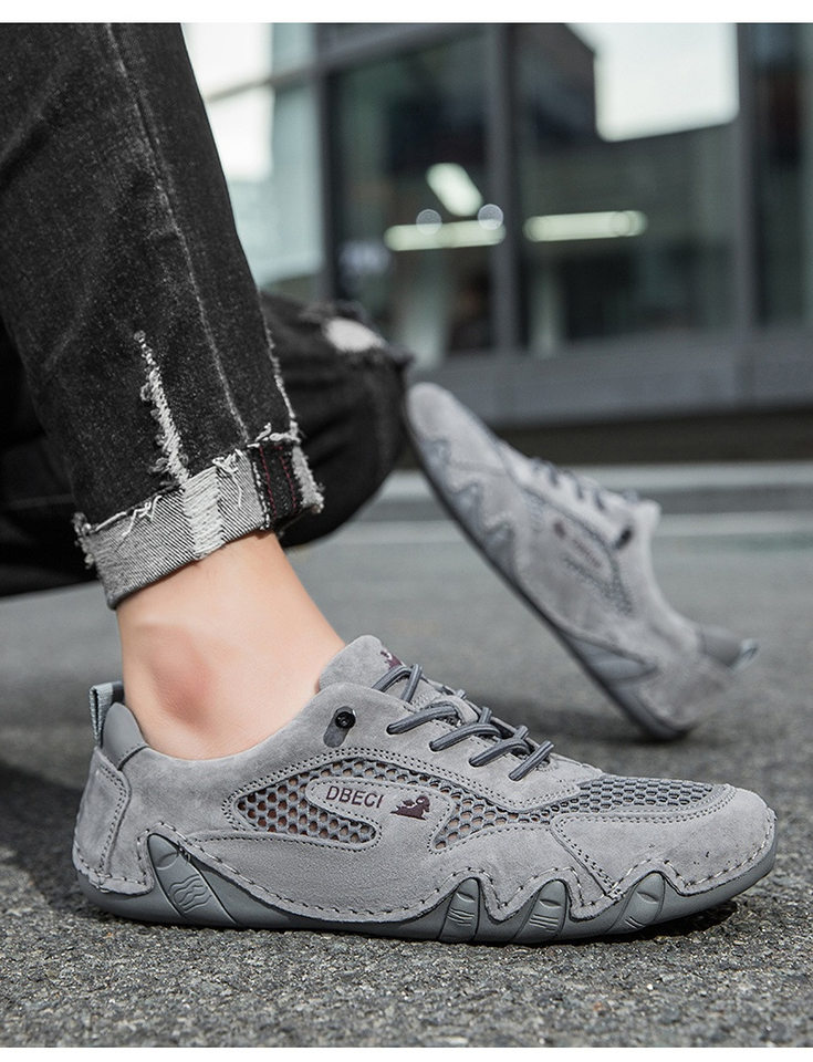 Giày thể thao unisex cỡ lớn thoáng khí lưới mùa hè, đế bằng — 661 Màu đen, 661 màu cát, 661 màu hồng, 661 màu nâu chi tiết 25