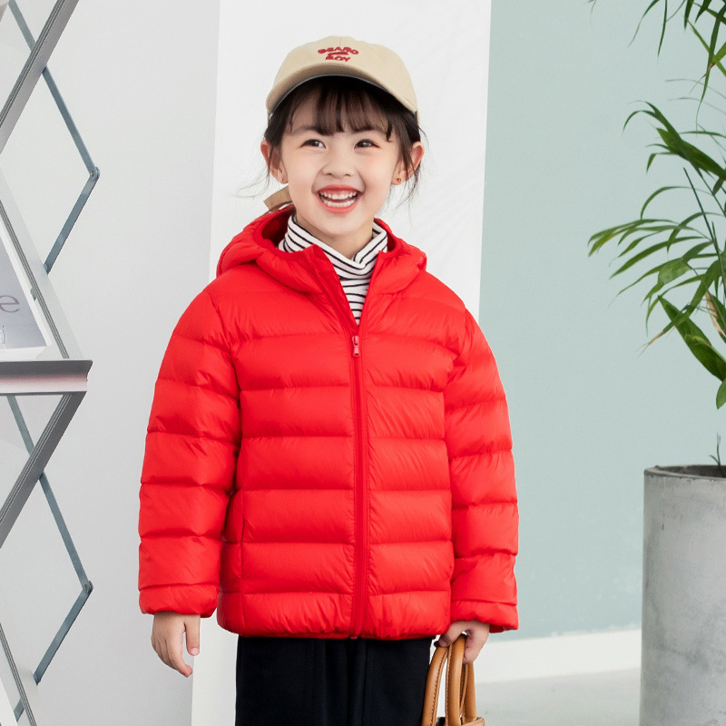 反季儿童羽绒服轻薄款男童女童宝宝轻便中大童超轻童装外套