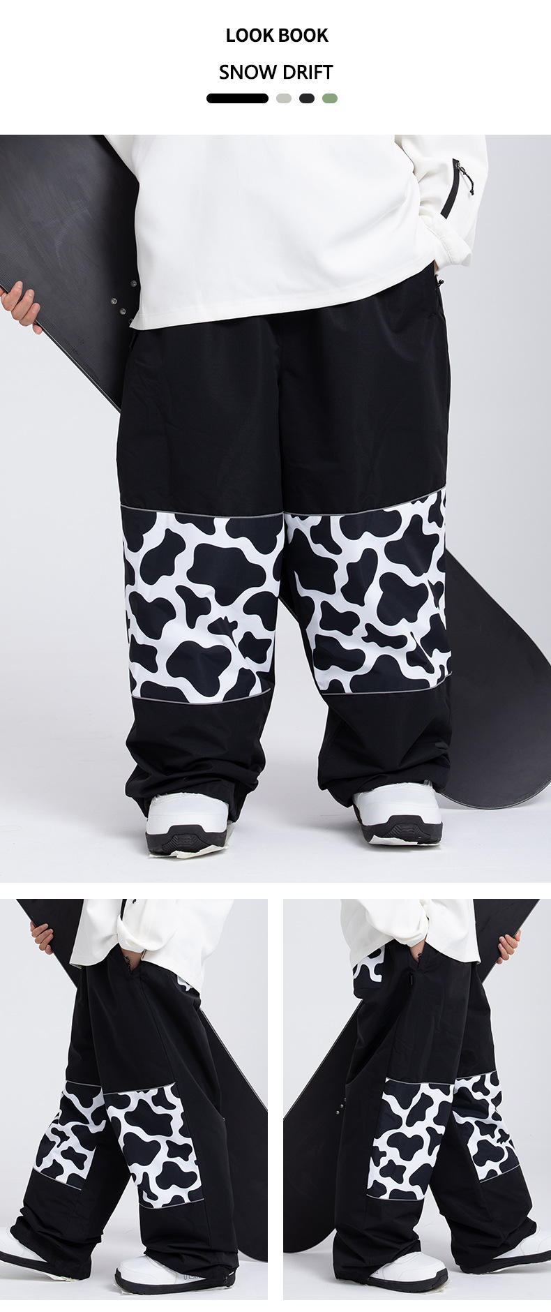 001 SNOWVERB American Snowboard New Ski Pants Export Women Winter Couple Same Style Waterproof Windproof Professional Warm_voghion.com