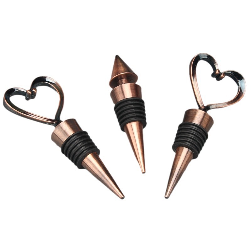 Plastic bronze creative bottle stopper