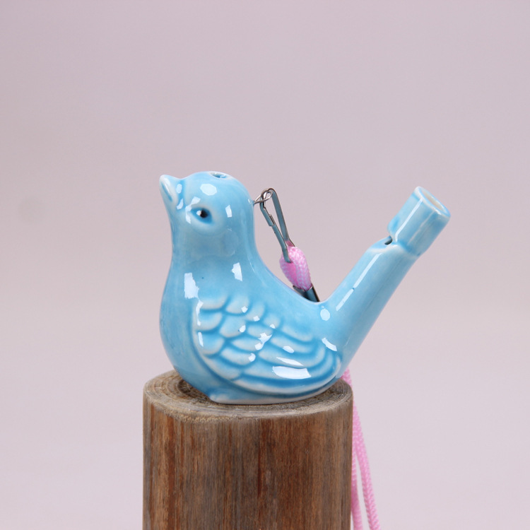 끈으로 라이트 블루 까치