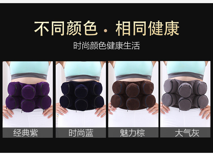 Smokeless Moxibustion Box Set 6 Piece Pure Copper Warming Device with Cloth Cover for Home Use in use