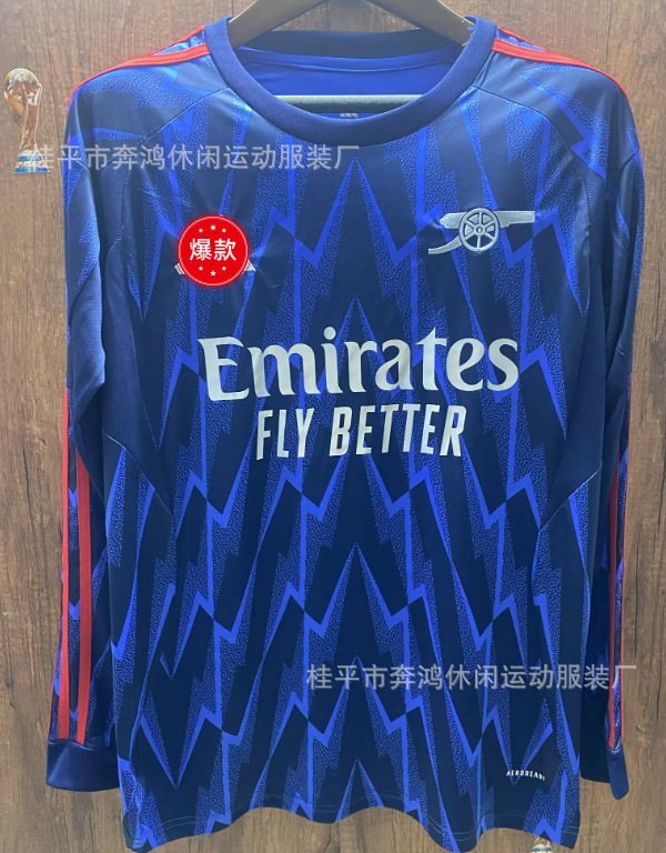 Uniforme de Fútbol Versión Jugador 2526 Nuevo Uniforme de Entrenamiento de Manga Larga Barcelona París Inter de Milán Arsenal Real Madrid Camiseta de Fútbol