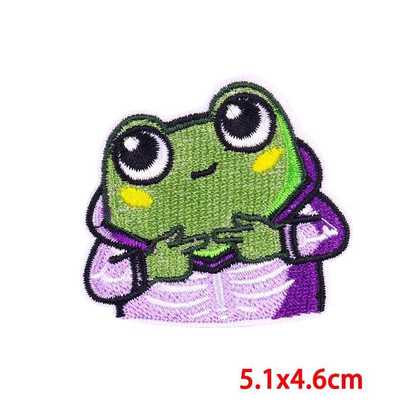 7g Weight Clothing Sticker Patches Classification 1 Piece Quantity Embroidery thread Material Animal, Cartoon Pattern Cute Style 1 Piece Cute Animal Cartoon Embroidery Thread Clothing Sticker Patches 2
