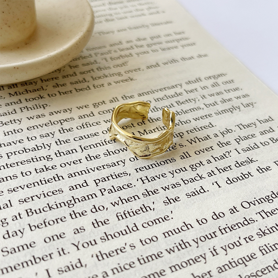 Fashion Geometric Copper Plating Open Ring