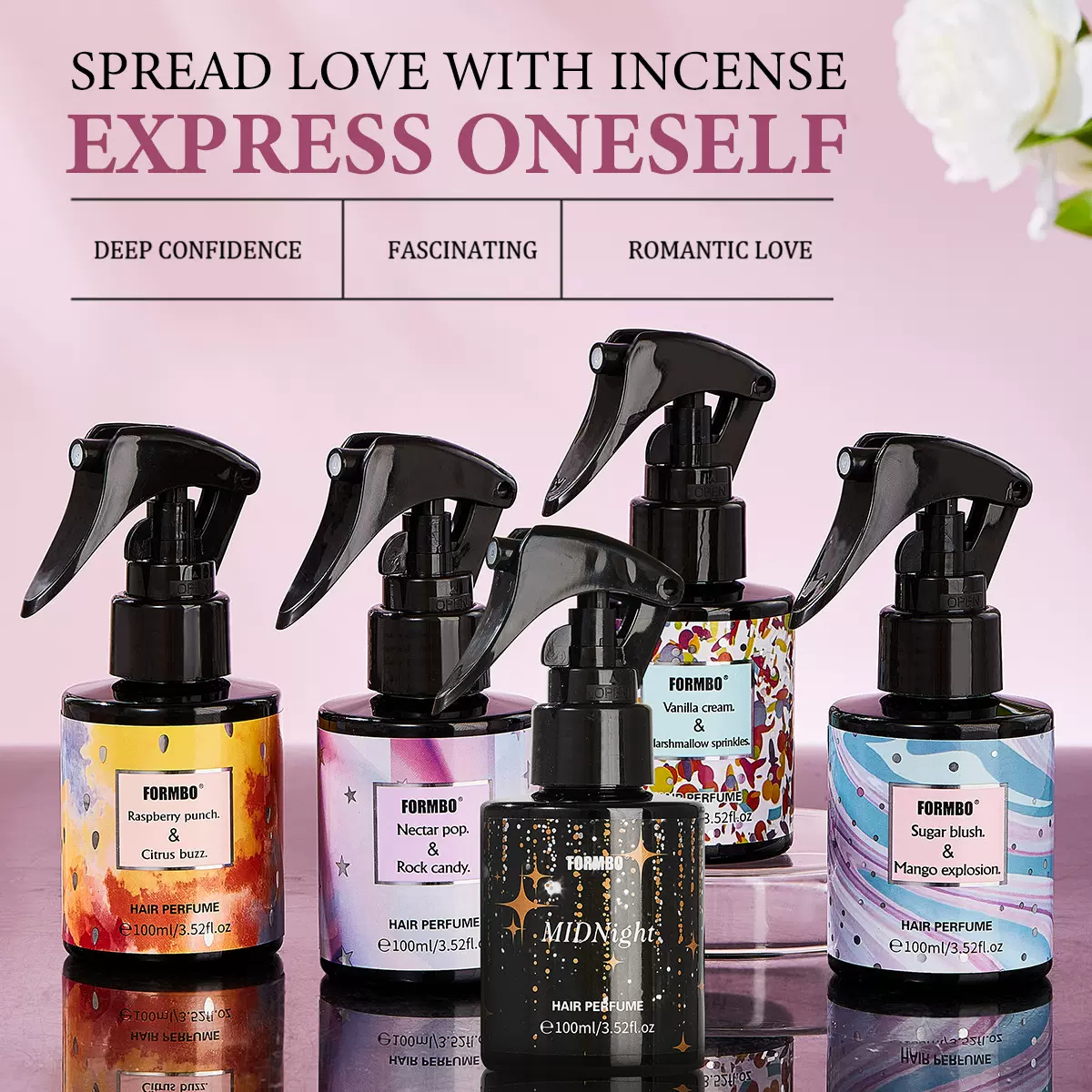 跨境专供FBFX004-头发香水清新香水女士持久淡香调香水外贸批发