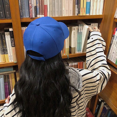 Hat women's Korean version solid color simple hip-hop baseball cap versatile sun visor peaked hat ins men's and women's trendy