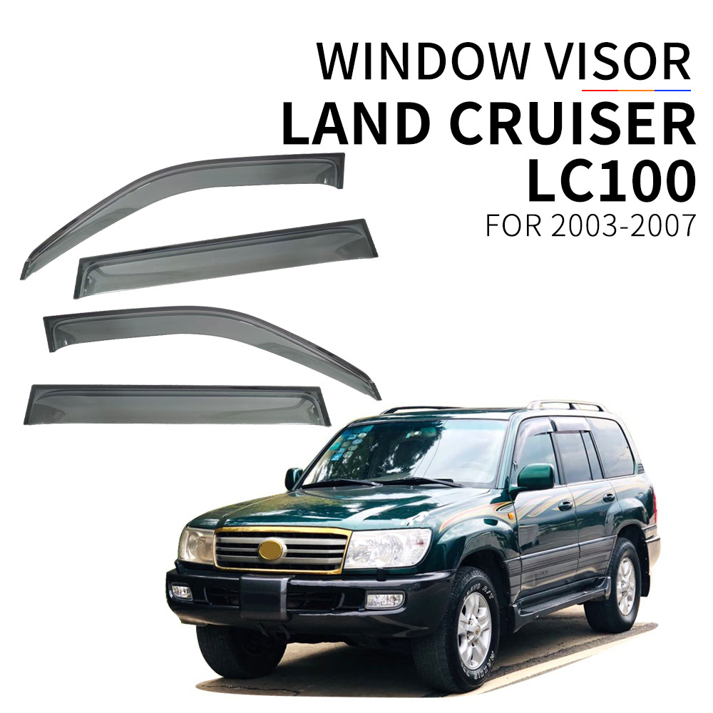 Window Visor for Toyota Land Cruiser 03-25 LC100 200 300 Series