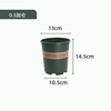 Round flowerpot, plastic resin