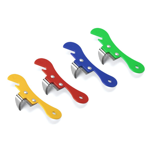 Creative stainless steel bottle opener, simple beer bottle opener, can opener, color spray paint wine bottle opening tool